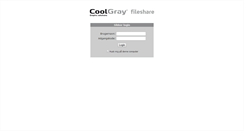 Desktop Screenshot of fileshare.coolgray.dk