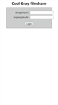 Mobile Screenshot of fileshare.coolgray.dk