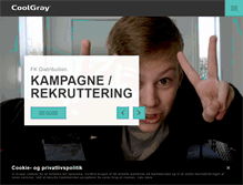 Tablet Screenshot of coolgray.dk